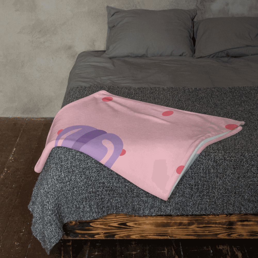 Du bist etwas ganz besonderes - Kuscheldecke, Tagesdecke in zwei Größen 152x203 cm und 127x152 cm - HalloGeschenk.de #geschenkideen# #personalisiert# #geschenk#