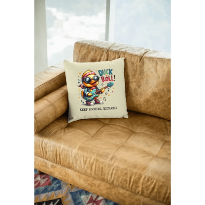 DUCK ´N ROLL • Ente • Kissen 40x40 cm • Exklusivdesign • personalisiert