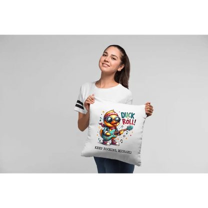 DUCK ´N ROLL • Ente • Kissen 40x40 cm • Exklusivdesign • personalisiert