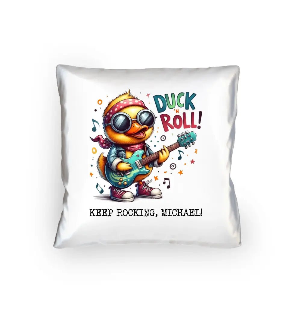 DUCK ´N ROLL • Ente • Kissen 40x40 cm • Exklusivdesign • personalisiert