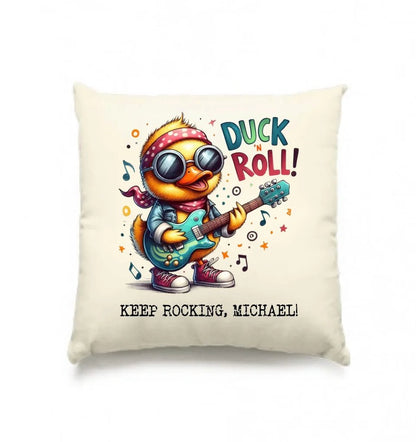 DUCK ´N ROLL • Ente • Kissen 40x40 cm • Exklusivdesign • personalisiert