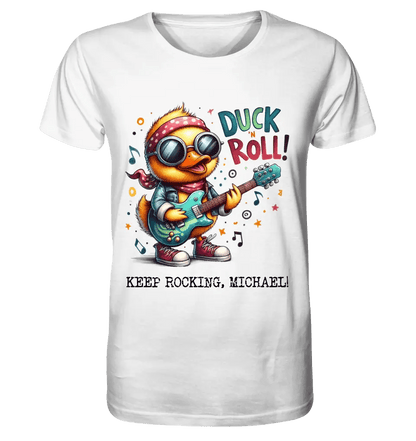 DUCK ´N ROLL • Ente • Unisex Premium T - Shirt XS - 5XL aus Bio - Baumwolle für Damen & Herren • Exklusivdesign • personalisiert - HalloGeschenk.de