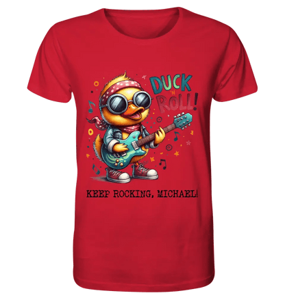 DUCK ´N ROLL • Ente • Unisex Premium T - Shirt XS - 5XL aus Bio - Baumwolle für Damen & Herren • Exklusivdesign • personalisiert - HalloGeschenk.de