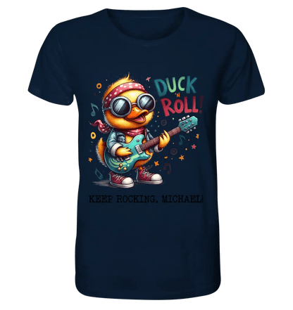 DUCK ´N ROLL • Ente • Unisex Premium T - Shirt XS - 5XL aus Bio - Baumwolle für Damen & Herren • Exklusivdesign • personalisiert - HalloGeschenk.de