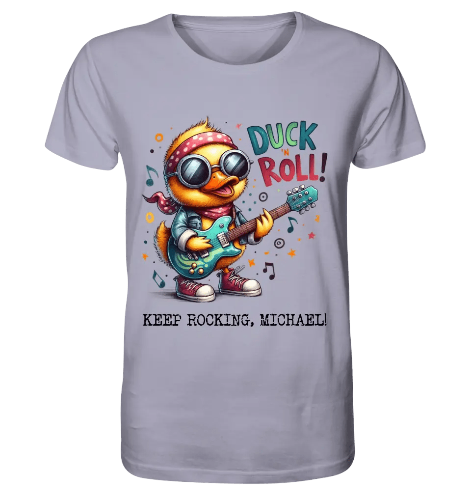 DUCK ´N ROLL • Ente • Unisex Premium T - Shirt XS - 5XL aus Bio - Baumwolle für Damen & Herren • Exklusivdesign • personalisiert - HalloGeschenk.de