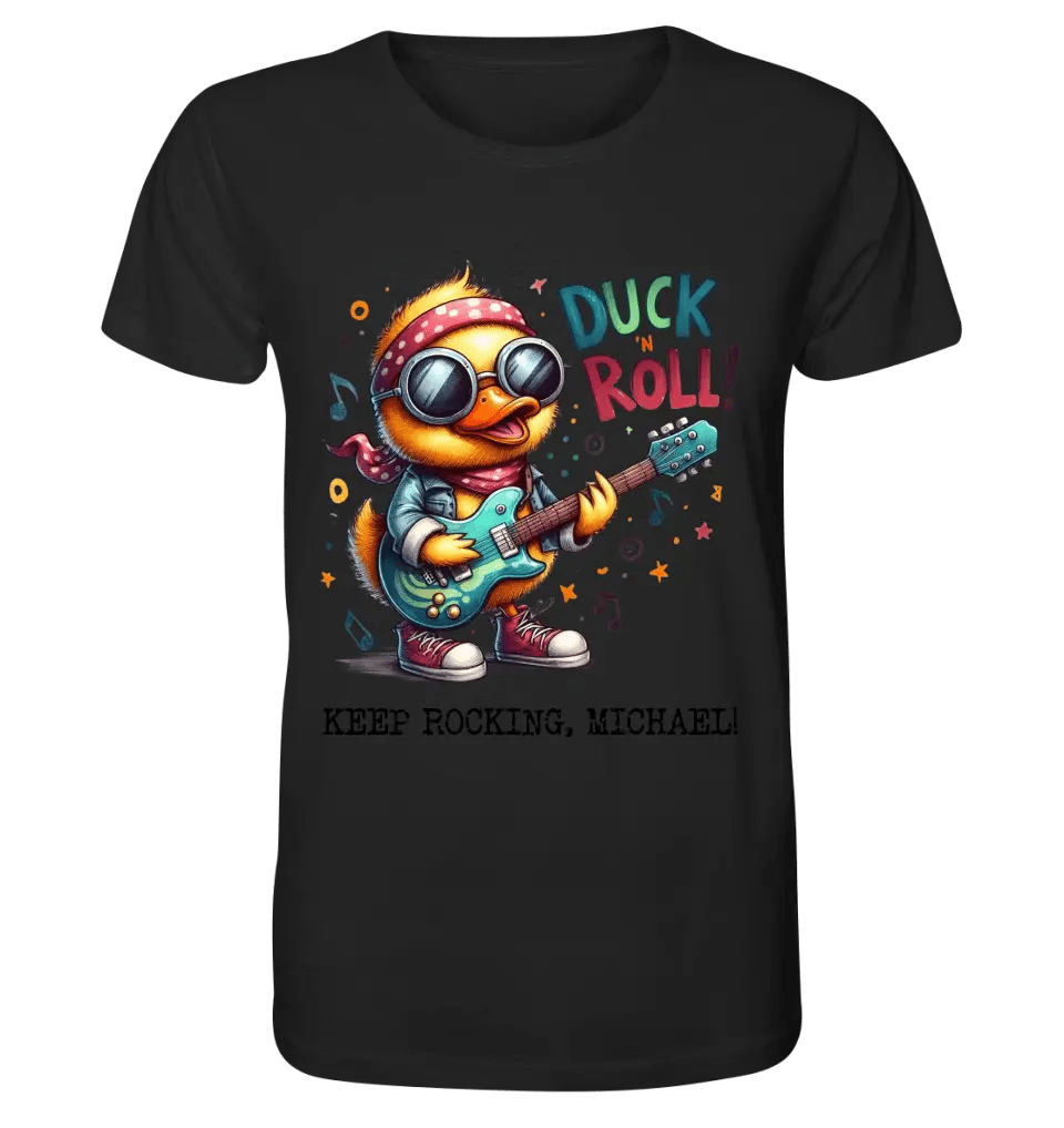 DUCK ´N ROLL • Ente • Unisex Premium T - Shirt XS - 5XL aus Bio - Baumwolle für Damen & Herren • Exklusivdesign • personalisiert - HalloGeschenk.de