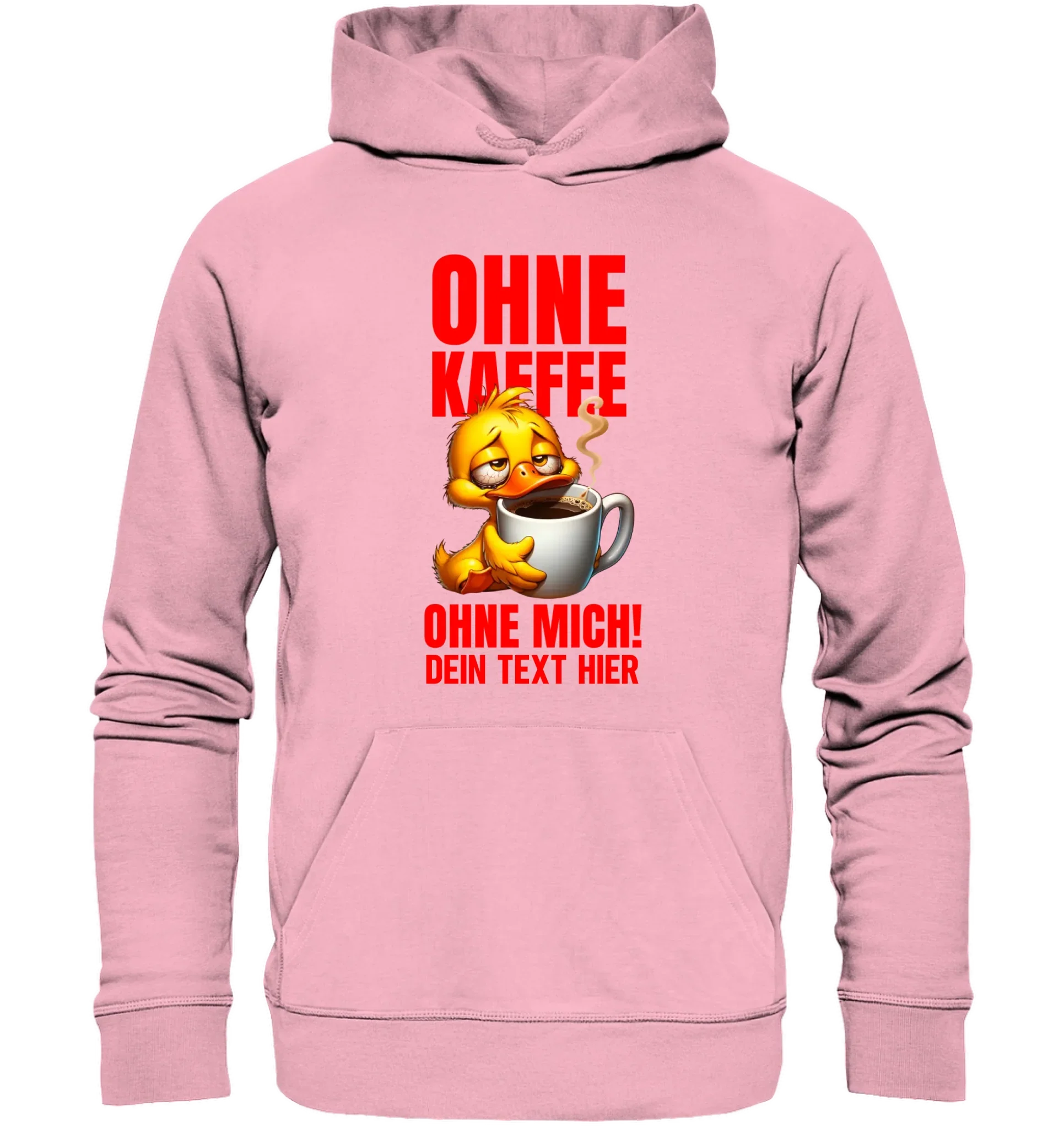 Duck ’n Roll • mehrere Artikel • ’Statement-Collection’ • Wunschtext • Mein Motiv • Entenmotive - Unisex Hoodie • Bio