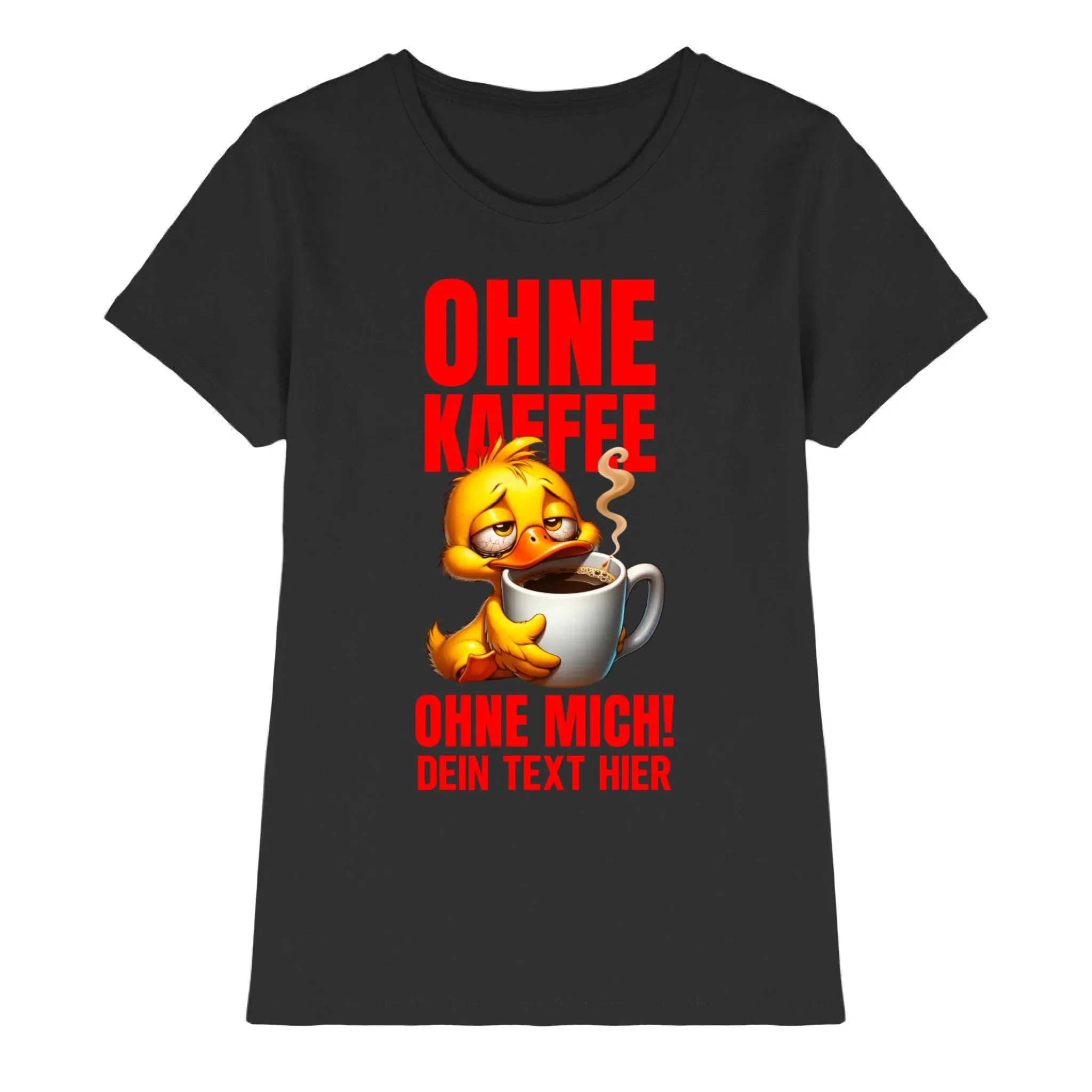 Duck ’n Roll • mehrere Artikel • ’Statement-Collection’ • Wunschtext • Mein Motiv • Entenmotive - Premium Damen T-Shirt