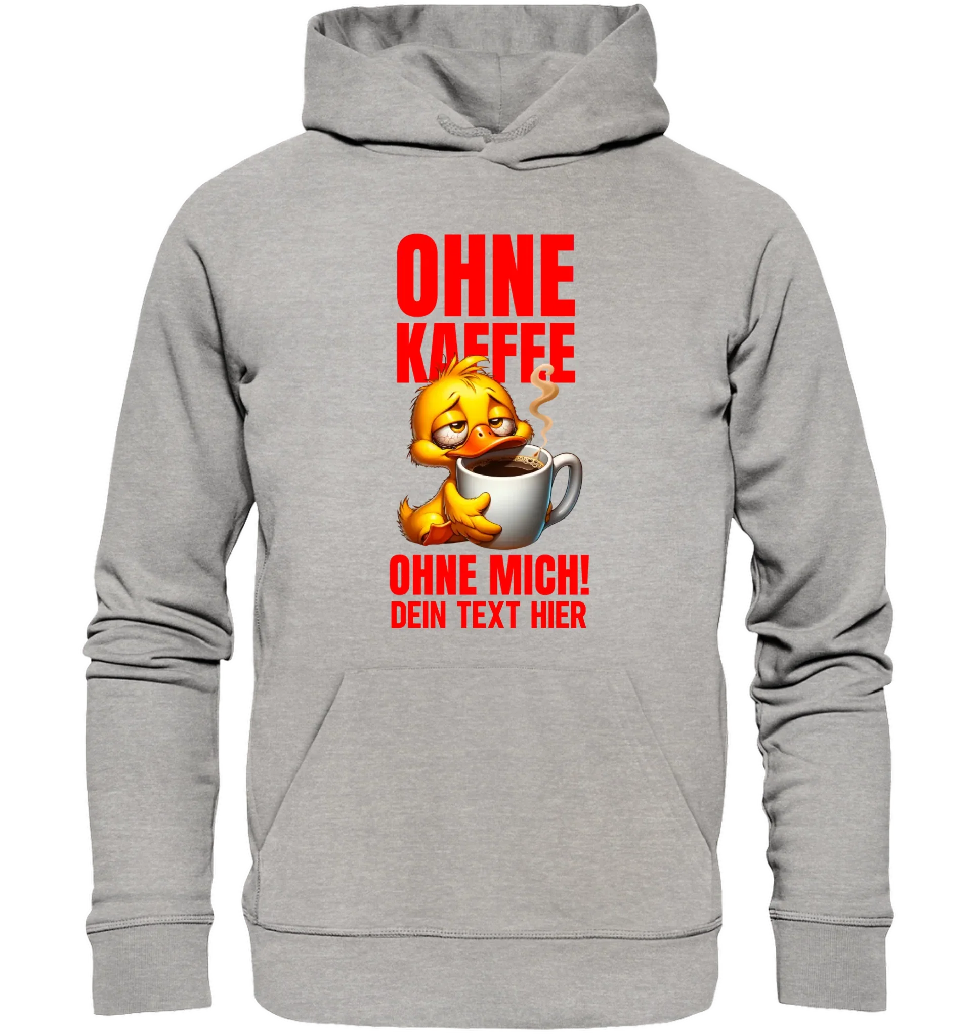 Duck ’n Roll • mehrere Artikel • ’Statement-Collection’ • Wunschtext • Mein Motiv • Entenmotive - Unisex Hoodie • Bio