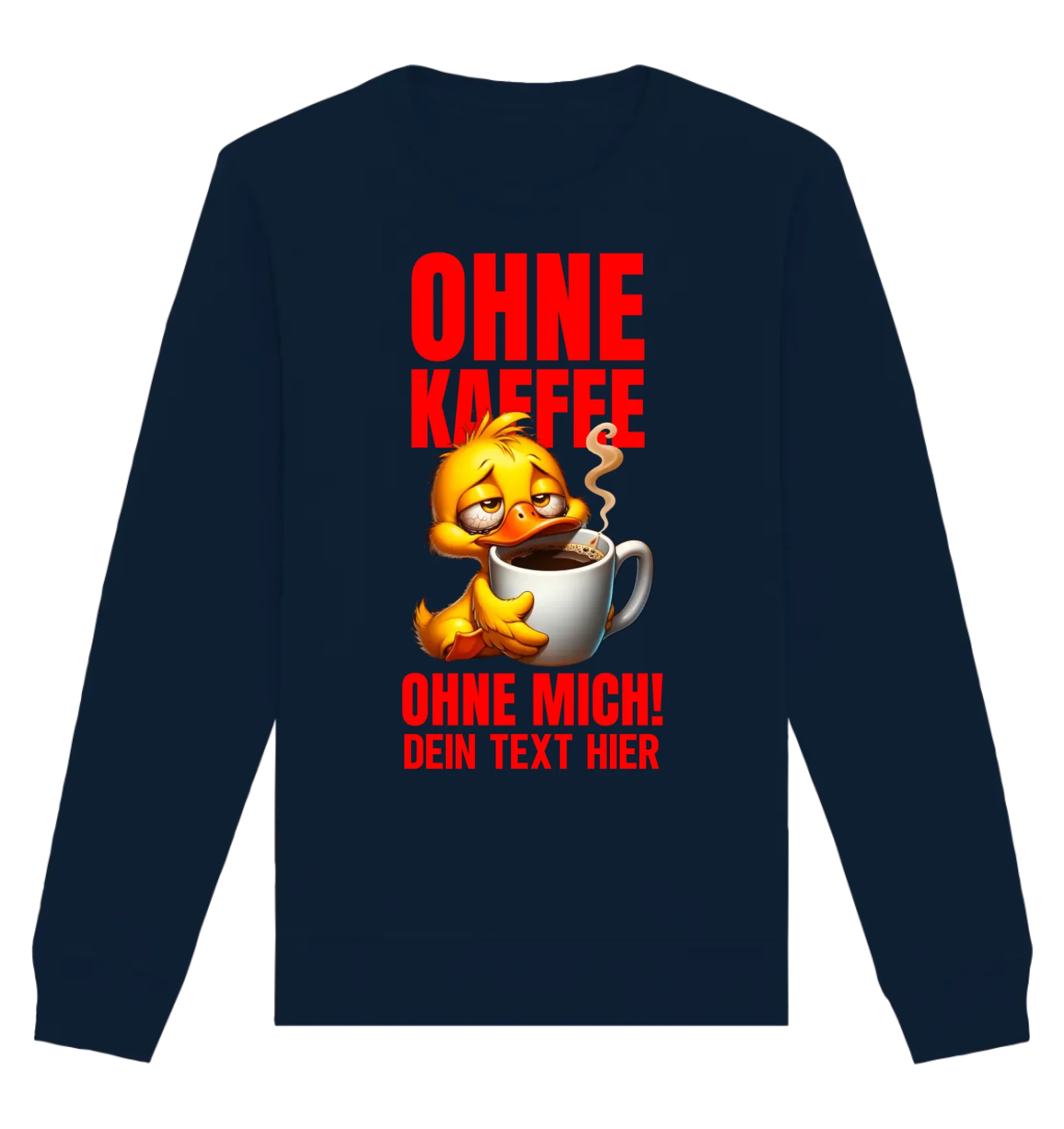 Duck ’n Roll • mehrere Artikel • ’Statement-Collection’ • Wunschtext • Mein Motiv • Entenmotive - Unisex Sweatshirt