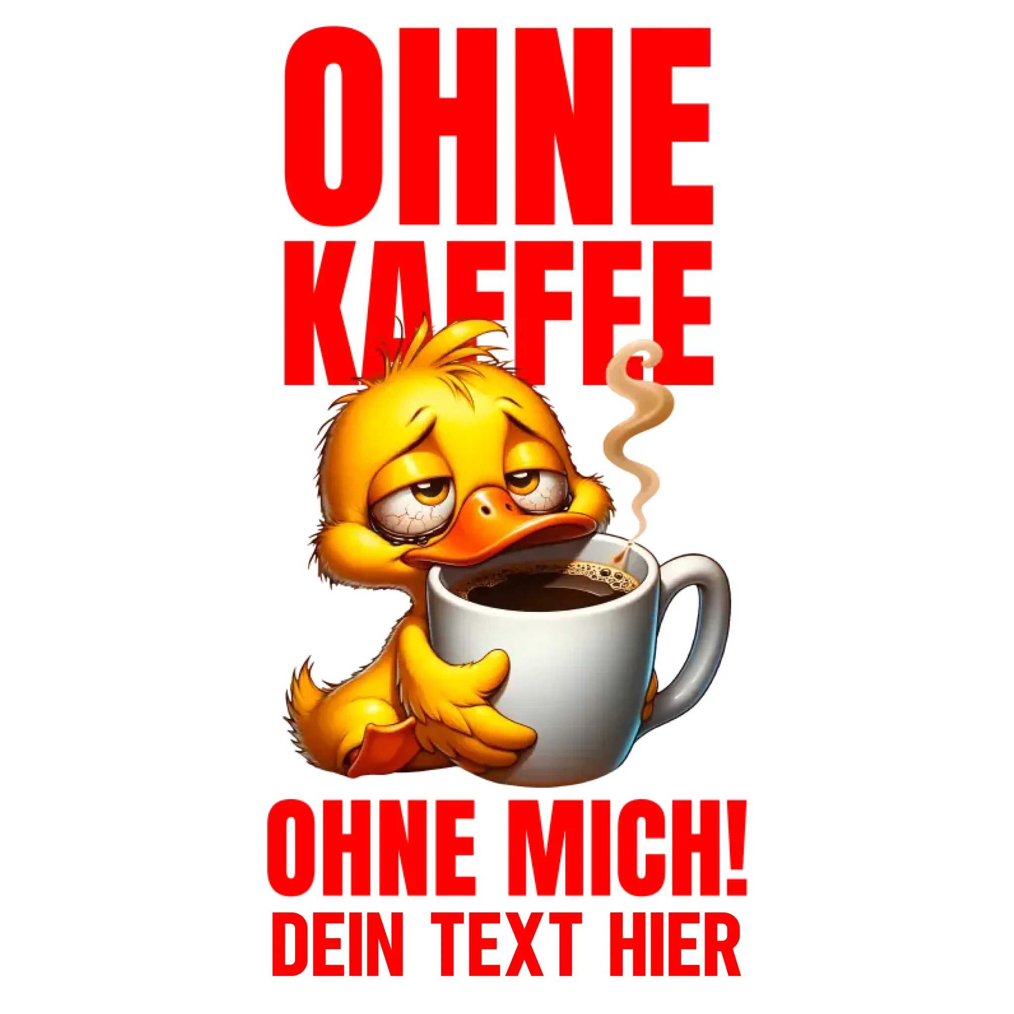 Duck ’n Roll • mehrere Artikel • ’Statement-Collection’ • Wunschtext • Mein Motiv • Entenmotive - Untersetzer