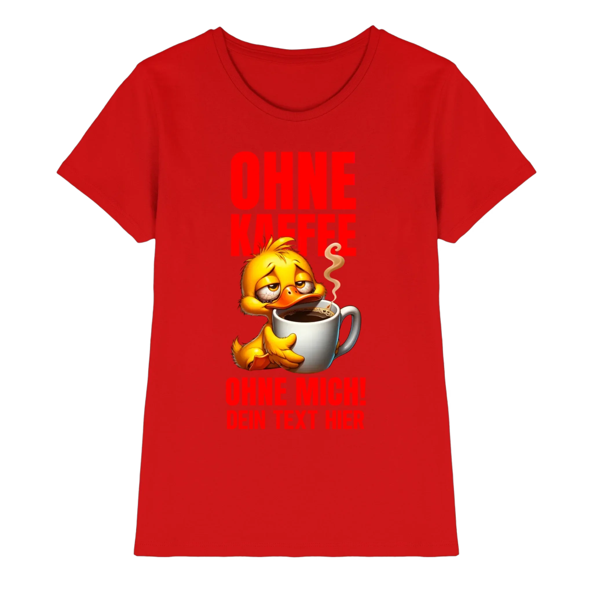 Duck ’n Roll • mehrere Artikel • ’Statement-Collection’ • Wunschtext • Mein Motiv • Entenmotive - Premium Damen T-Shirt