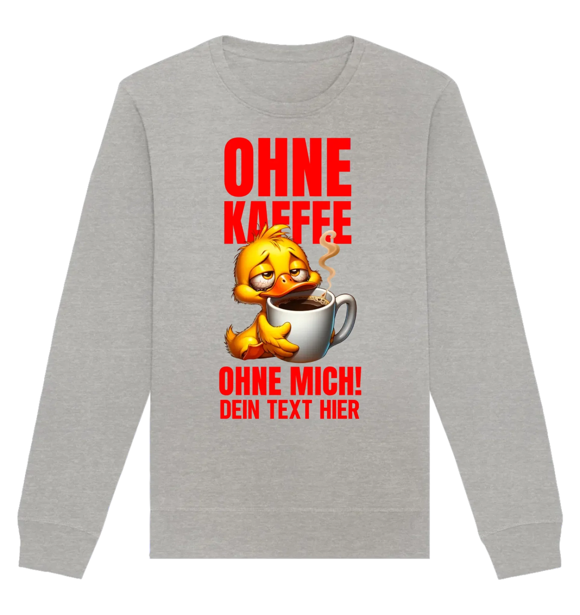 Duck ’n Roll • mehrere Artikel • ’Statement-Collection’ • Wunschtext • Mein Motiv • Entenmotive - Unisex Sweatshirt