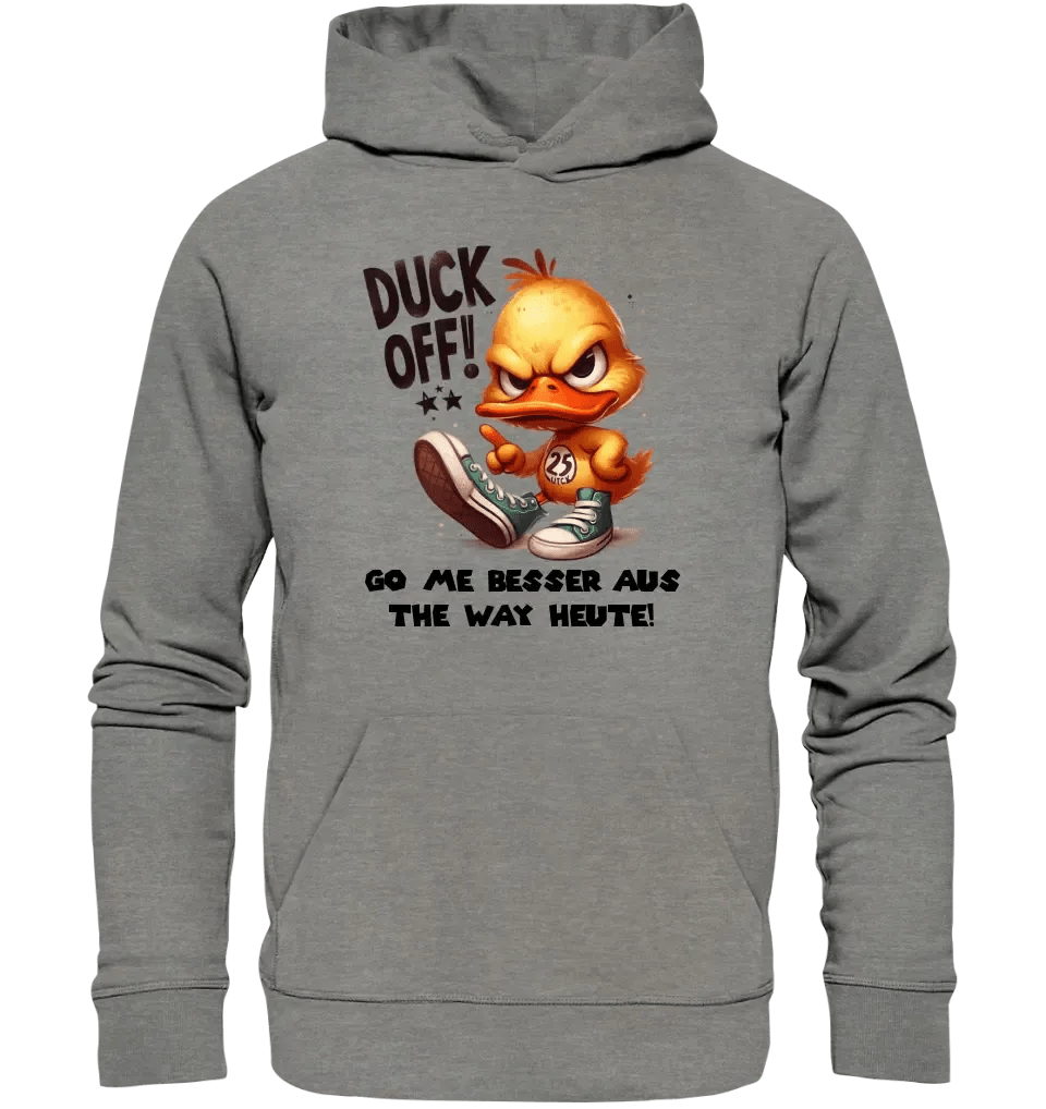 DUCK OFF • ENTE • Unisex Premium Hoodie XS - 5XL aus Bio - Baumwolle für Damen & Herren • Exklusivdesign • personalisiert von HalloGeschenk.de