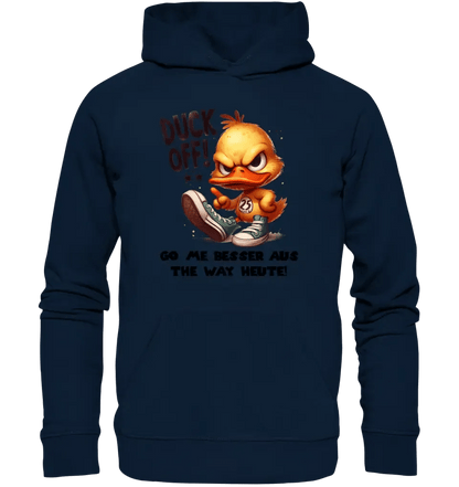 DUCK OFF • ENTE • Unisex Premium Hoodie XS - 5XL aus Bio - Baumwolle für Damen & Herren • Exklusivdesign • personalisiert von HalloGeschenk.de