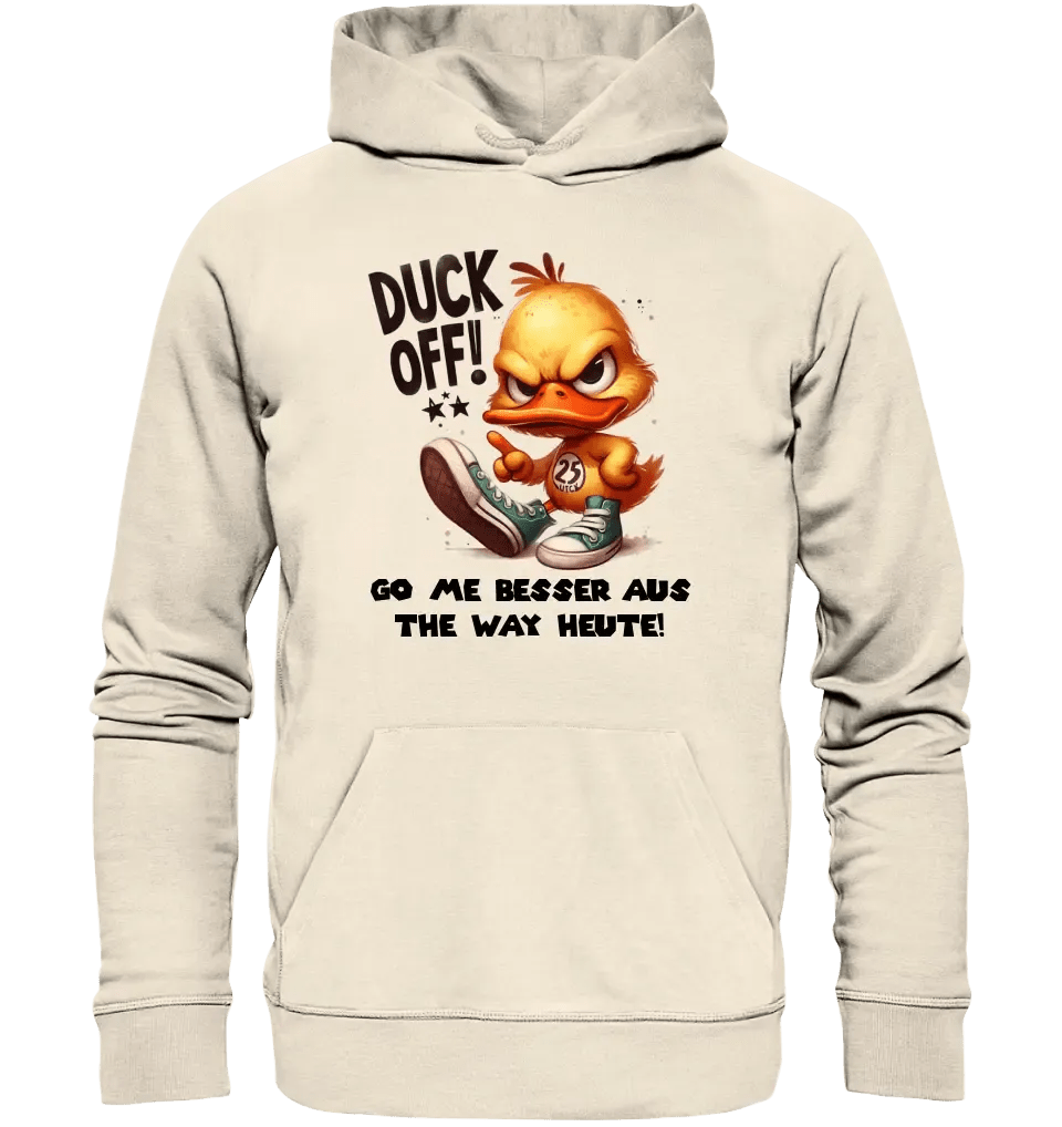 DUCK OFF • ENTE • Unisex Premium Hoodie XS - 5XL aus Bio - Baumwolle für Damen & Herren • Exklusivdesign • personalisiert von HalloGeschenk.de