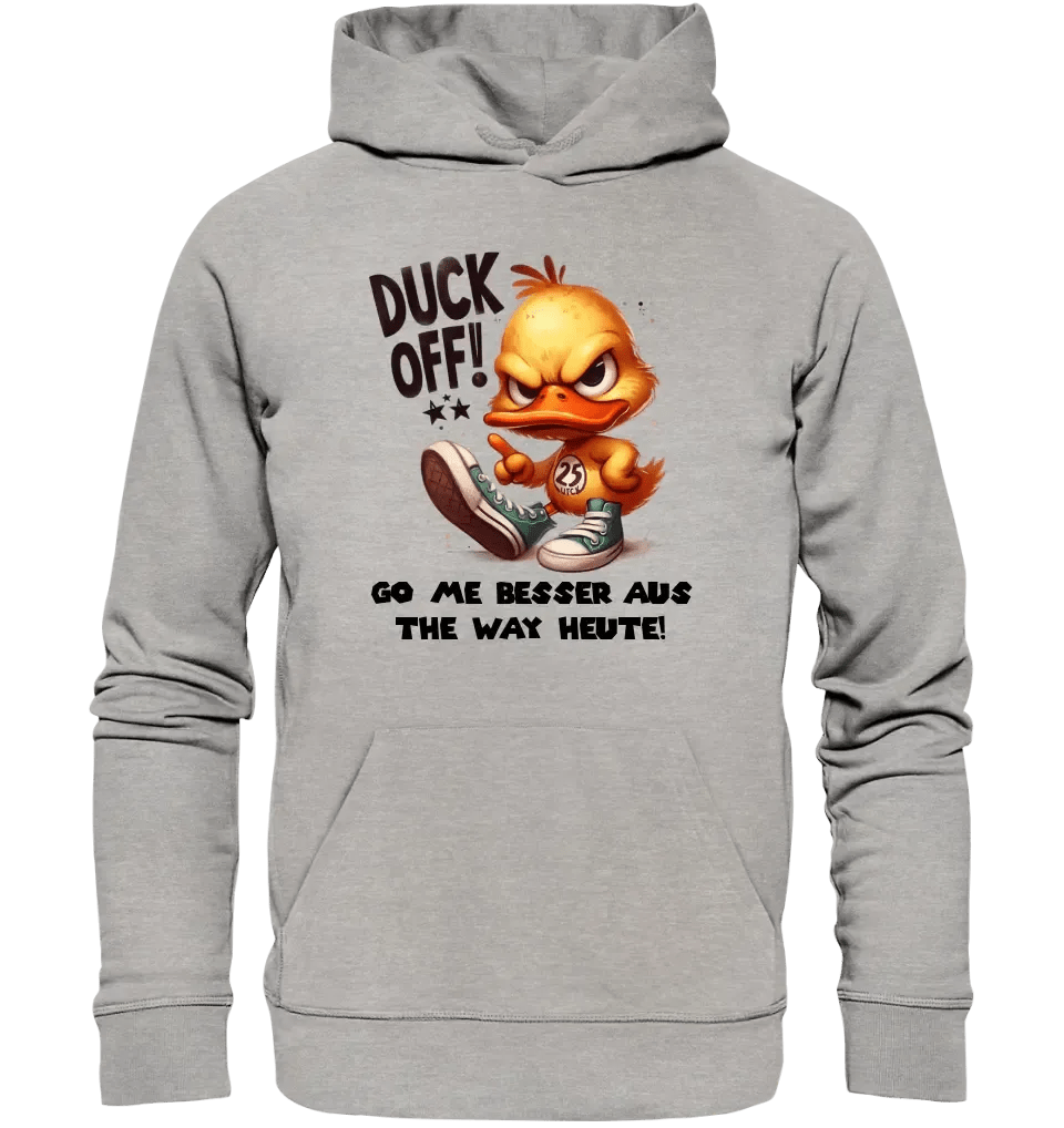 DUCK OFF • ENTE • Unisex Premium Hoodie XS - 5XL aus Bio - Baumwolle für Damen & Herren • Exklusivdesign • personalisiert von HalloGeschenk.de