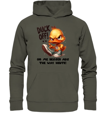 DUCK OFF • ENTE • Unisex Premium Hoodie XS - 5XL aus Bio - Baumwolle für Damen & Herren • Exklusivdesign • personalisiert von HalloGeschenk.de