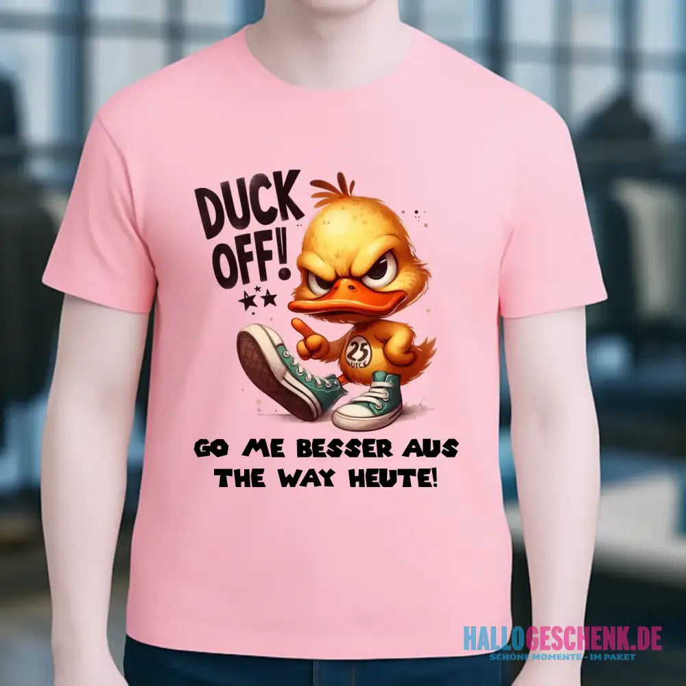 DUCK OFF • ENTE • Unisex Premium T-Shirt XS-5XL aus Bio-Baumwolle für Damen & Herren • Exklusivdesign • personalisiert