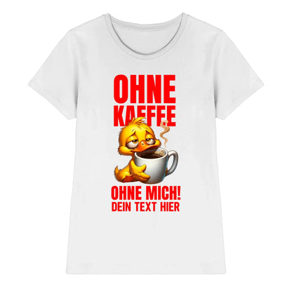 Duck off! • mehrere Artikel • ’Statement-Collection’ • Wunschtext • Mein Motiv - Premium Damen T-Shirt Bio / White / S