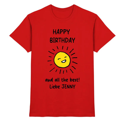 Geburtstag Motiv 1 • mehrere Artikel • ’Statement-Collection’ • Wunschtext • Mein - Premium Herren T-Shirt / Red / XS