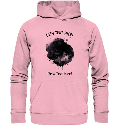 KI-Cartoon-Effekt Splash • mehrere Artikel • ’Statement-Collection’ • Wunschtext • Mein Fotomotiv - Unisex Hoodie • Bio