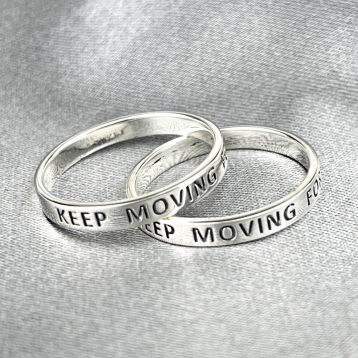 Ring "Keep Moving Forward" - 925 Sterling Silber - RG925-35