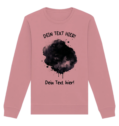 KI-Cartoon-Effekt Splash • mehrere Artikel • ’Statement-Collection’ • Wunschtext • Mein Fotomotiv - Unisex Sweatshirt