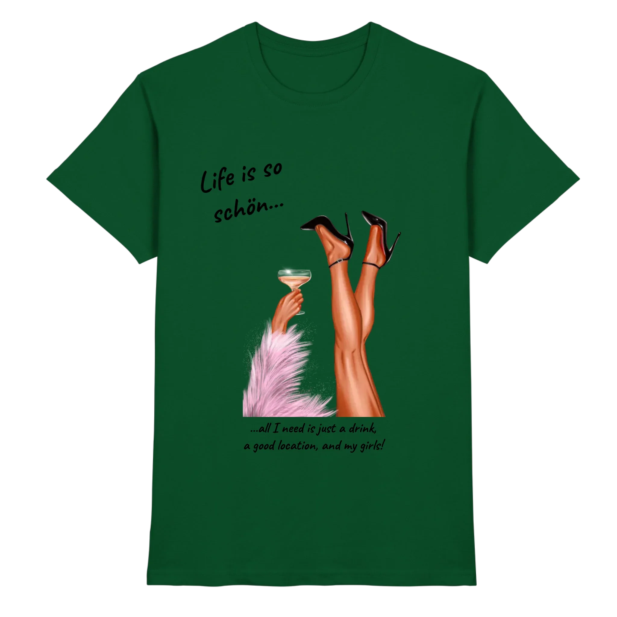 Ladies: Party-Beine • mehrere Artikel • ’Statement-Collection’ • Wunschtext • personalisierte Figuren - Premium Herren