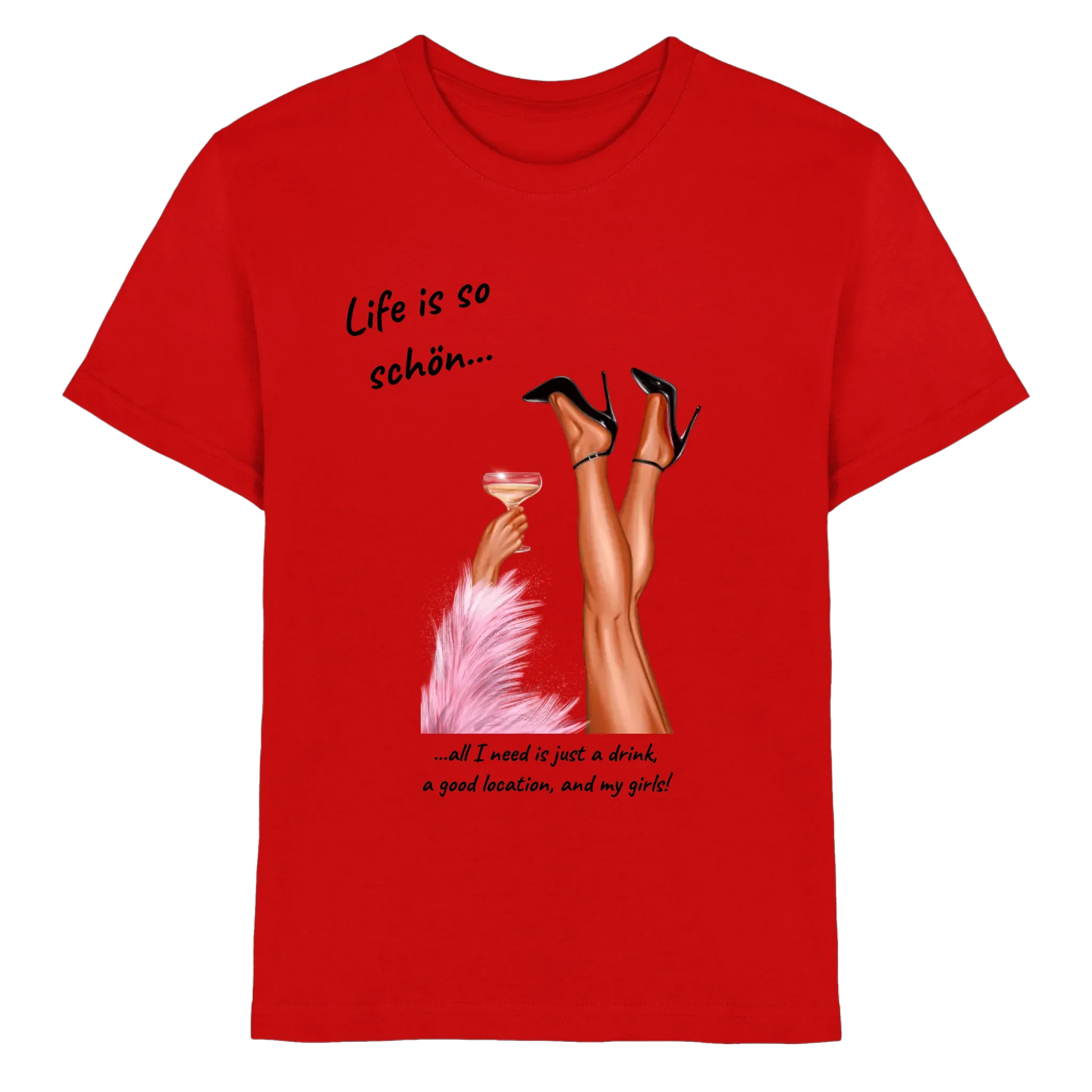 Ladies: Party-Beine • mehrere Artikel • ’Statement-Collection’ • Wunschtext • personalisierte Figuren - Premium Kinder