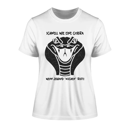 Echte Sternenkarte als Cobra + Text • Ladies Premium T-Shirt XS-2XL aus Bio-Baumwolle für Damen • Exklusivdesign • personalisiert