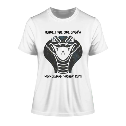 Echte Sternenkarte als Cobra + Text • Ladies Premium T-Shirt XS-2XL aus Bio-Baumwolle für Damen • Exklusivdesign • personalisiert