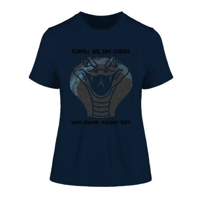 Echte Sternenkarte als Cobra + Text • Ladies Premium T-Shirt XS-2XL aus Bio-Baumwolle für Damen • Exklusivdesign • personalisiert