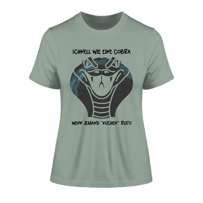 Echte Sternenkarte als Cobra + Text • Ladies Premium T-Shirt XS-2XL aus Bio-Baumwolle für Damen • Exklusivdesign • personalisiert