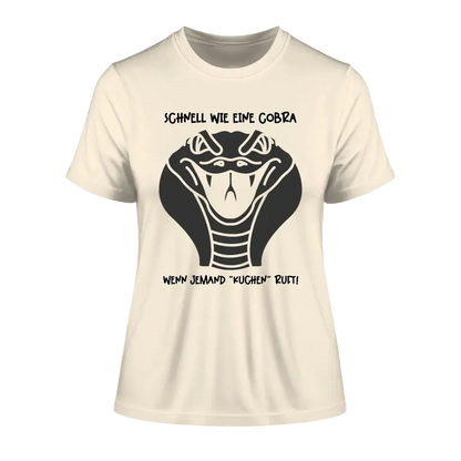 Echte Sternenkarte als Cobra + Text • Ladies Premium T-Shirt XS-2XL aus Bio-Baumwolle für Damen • Exklusivdesign • personalisiert