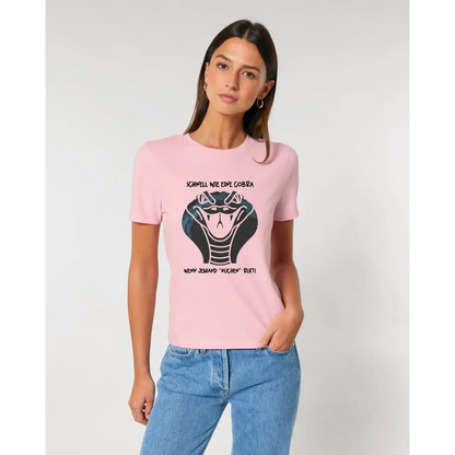 Echte Sternenkarte als Cobra + Text • Ladies Premium T-Shirt XS-2XL aus Bio-Baumwolle für Damen • Exklusivdesign • personalisiert