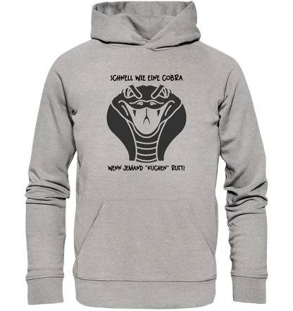 Echte Sternenkarte als Cobra + Text • Unisex Premium Hoodie XS - 5XL aus Bio - Baumwolle für Damen & Herren • Exklusivdesign • personalisiert von HalloGeschenk.de