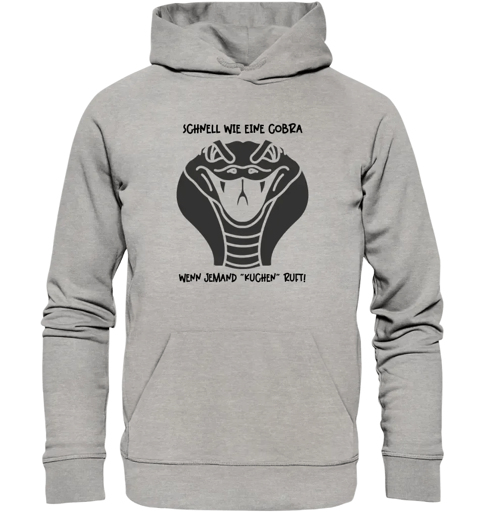 Echte Sternenkarte als Cobra + Text • Unisex Premium Hoodie XS - 5XL aus Bio - Baumwolle für Damen & Herren • Exklusivdesign • personalisiert von HalloGeschenk.de