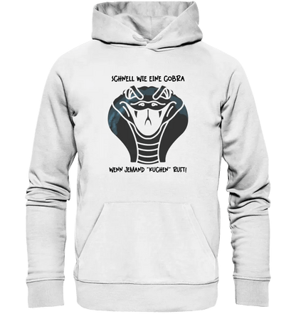 Echte Sternenkarte als Cobra + Text • Unisex Premium Hoodie XS - 5XL aus Bio - Baumwolle für Damen & Herren • Exklusivdesign • personalisiert von HalloGeschenk.de