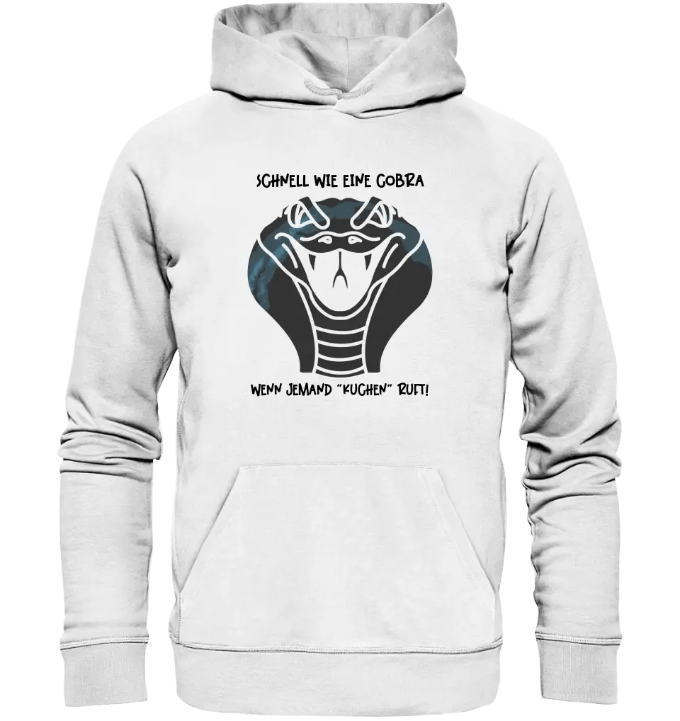 Echte Sternenkarte als Cobra + Text • Unisex Premium Hoodie XS - 5XL aus Bio - Baumwolle für Damen & Herren • Exklusivdesign • personalisiert von HalloGeschenk.de