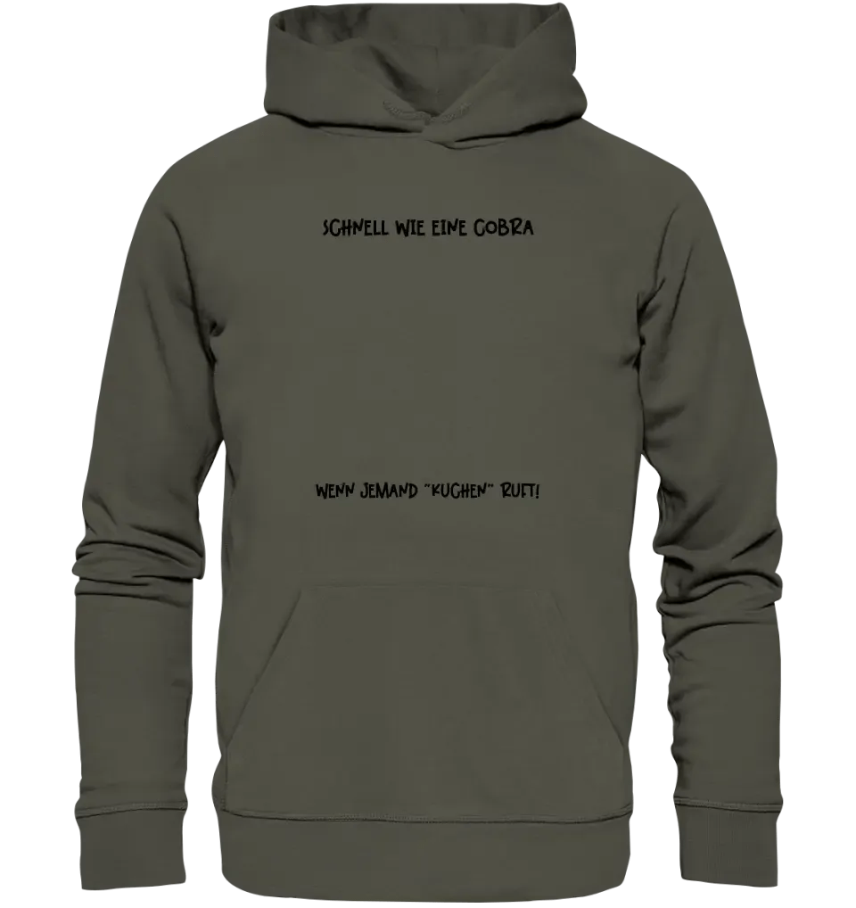 Echte Sternenkarte als Cobra + Text • Unisex Premium Hoodie XS - 5XL aus Bio - Baumwolle für Damen & Herren • Exklusivdesign • personalisiert von HalloGeschenk.de