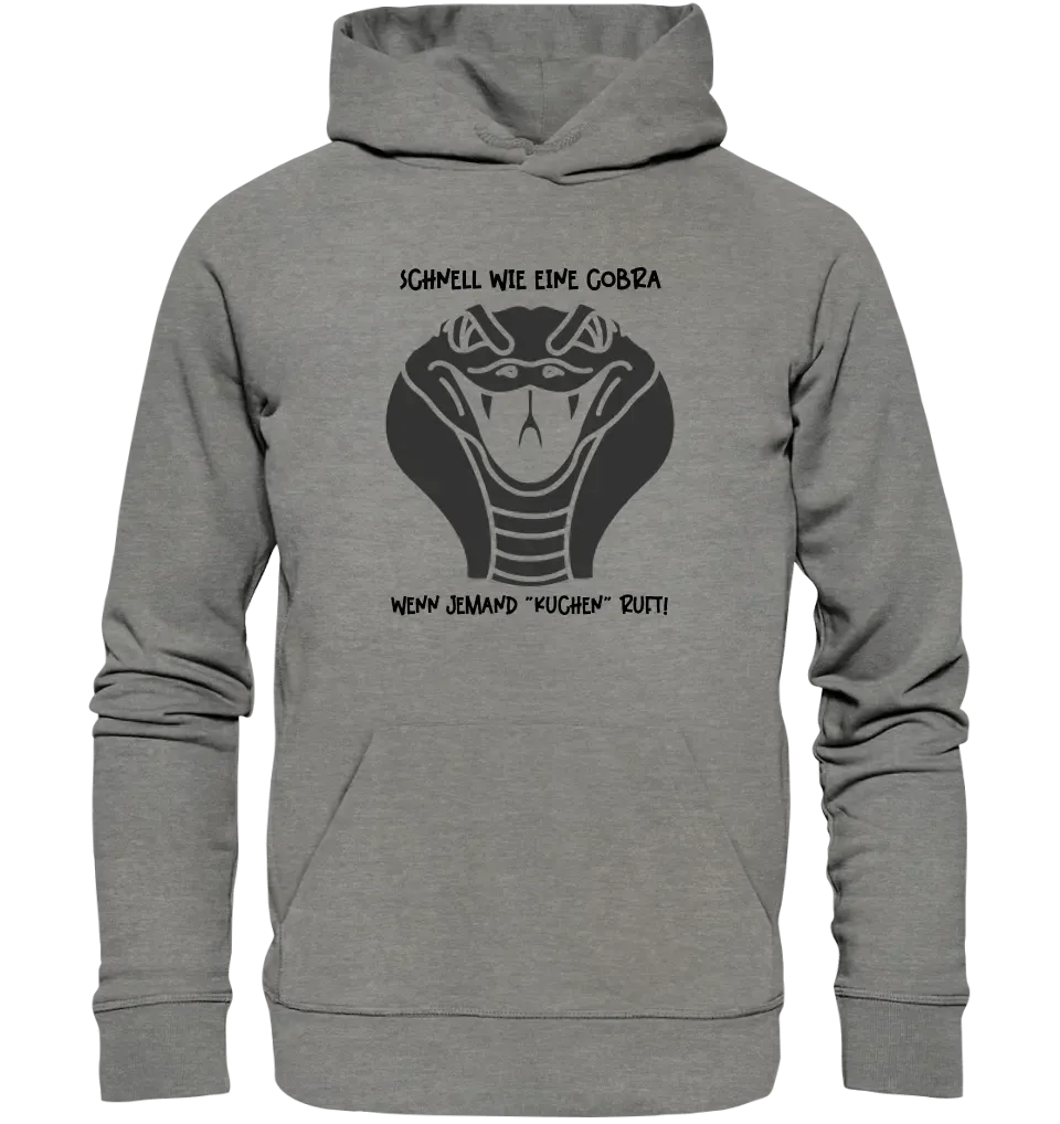 Echte Sternenkarte als Cobra + Text • Unisex Premium Hoodie XS - 5XL aus Bio - Baumwolle für Damen & Herren • Exklusivdesign • personalisiert von HalloGeschenk.de