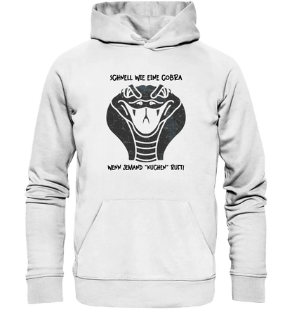 Echte Sternenkarte als Cobra + Text • Unisex Premium Hoodie XS - 5XL aus Bio - Baumwolle für Damen & Herren • Exklusivdesign • personalisiert von HalloGeschenk.de