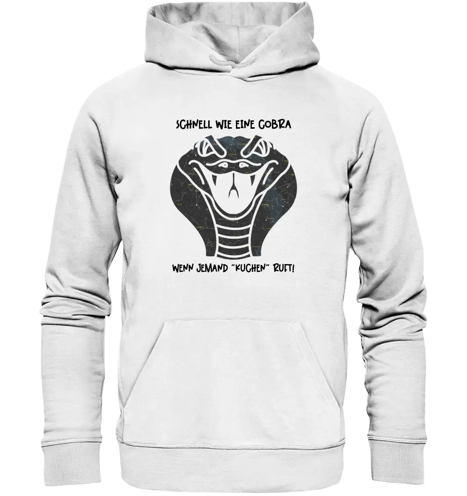 Echte Sternenkarte als Cobra + Text • Unisex Premium Hoodie XS-5XL aus Bio-Baumwolle für Damen & Herren • Exklusivdesign • personalisiert