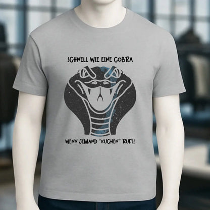 Echte Sternenkarte als Cobra + Text • Unisex Premium T-Shirt XS-5XL aus Bio-Baumwolle für Damen & Herren • Exklusivdesign • personalisiert