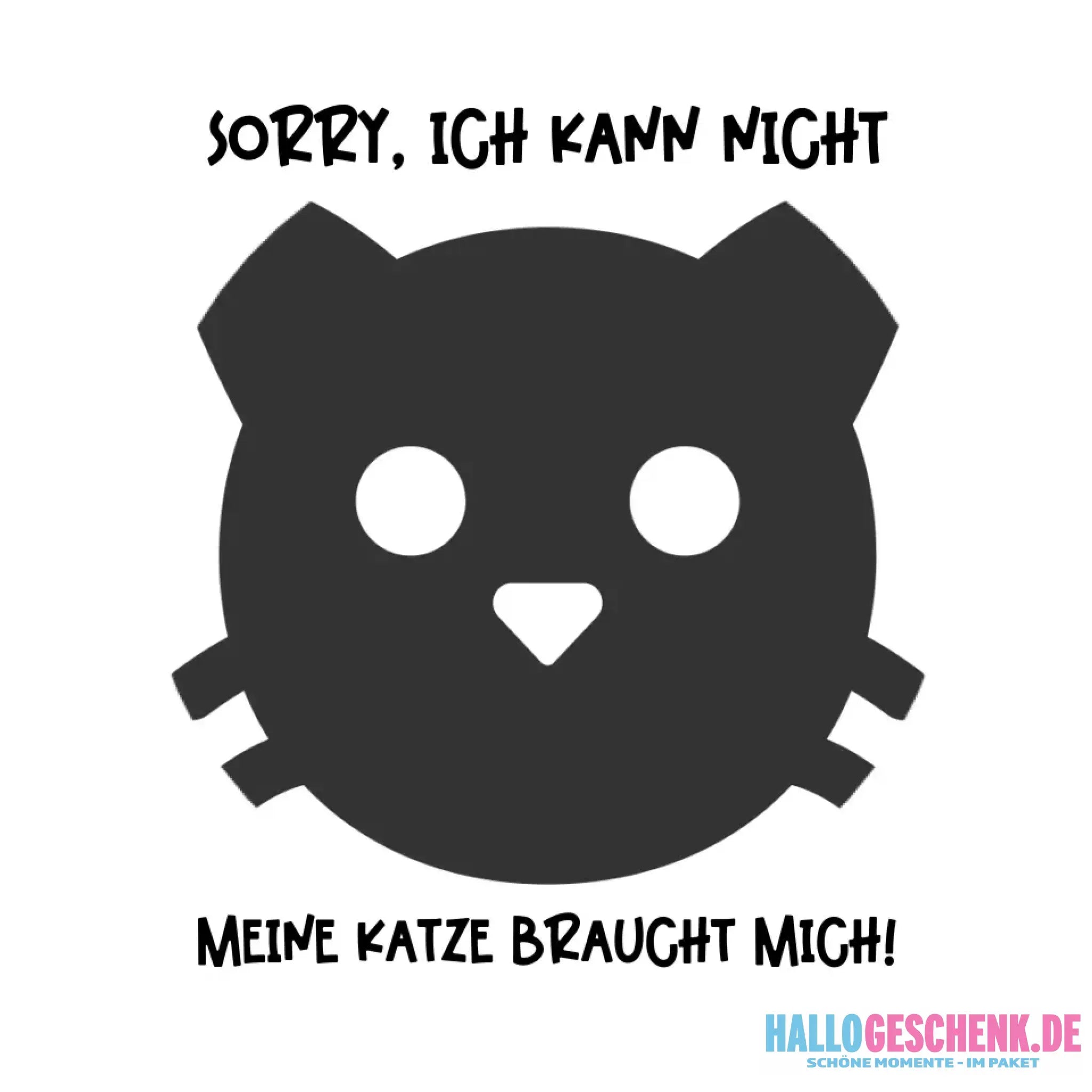 Echte Sternenkarte als Katze + Text • STICKER 20x20cm (Aufkleber) • personalisiert - White / OneSize / ausgestanzter