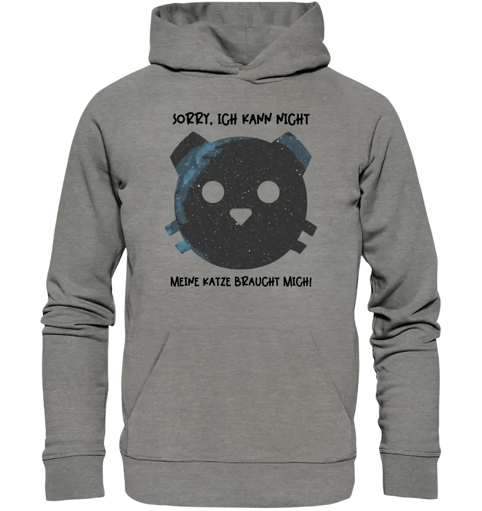 Echte Sternenkarte als Katze + Text • Unisex Premium Hoodie XS - 5XL aus Bio - Baumwolle für Damen & Herren • Exklusivdesign • personalisiert von HalloGeschenk.de