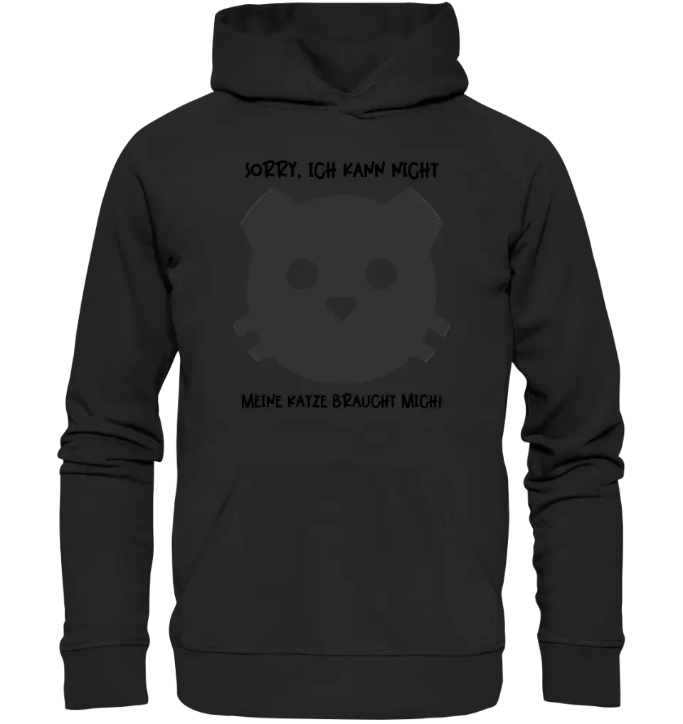 Echte Sternenkarte als Katze + Text • Unisex Premium Hoodie XS-5XL aus Bio-Baumwolle für Damen & Herren • Exklusivdesign • personalisiert