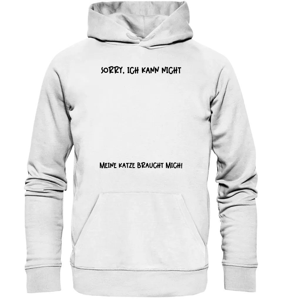 Echte Sternenkarte als Katze + Text • Unisex Premium Hoodie XS - 5XL aus Bio - Baumwolle für Damen & Herren • Exklusivdesign • personalisiert von HalloGeschenk.de