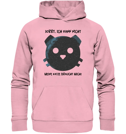 Echte Sternenkarte als Katze + Text • Unisex Premium Hoodie XS-5XL aus Bio-Baumwolle für Damen & Herren • Exklusivdesign • personalisiert